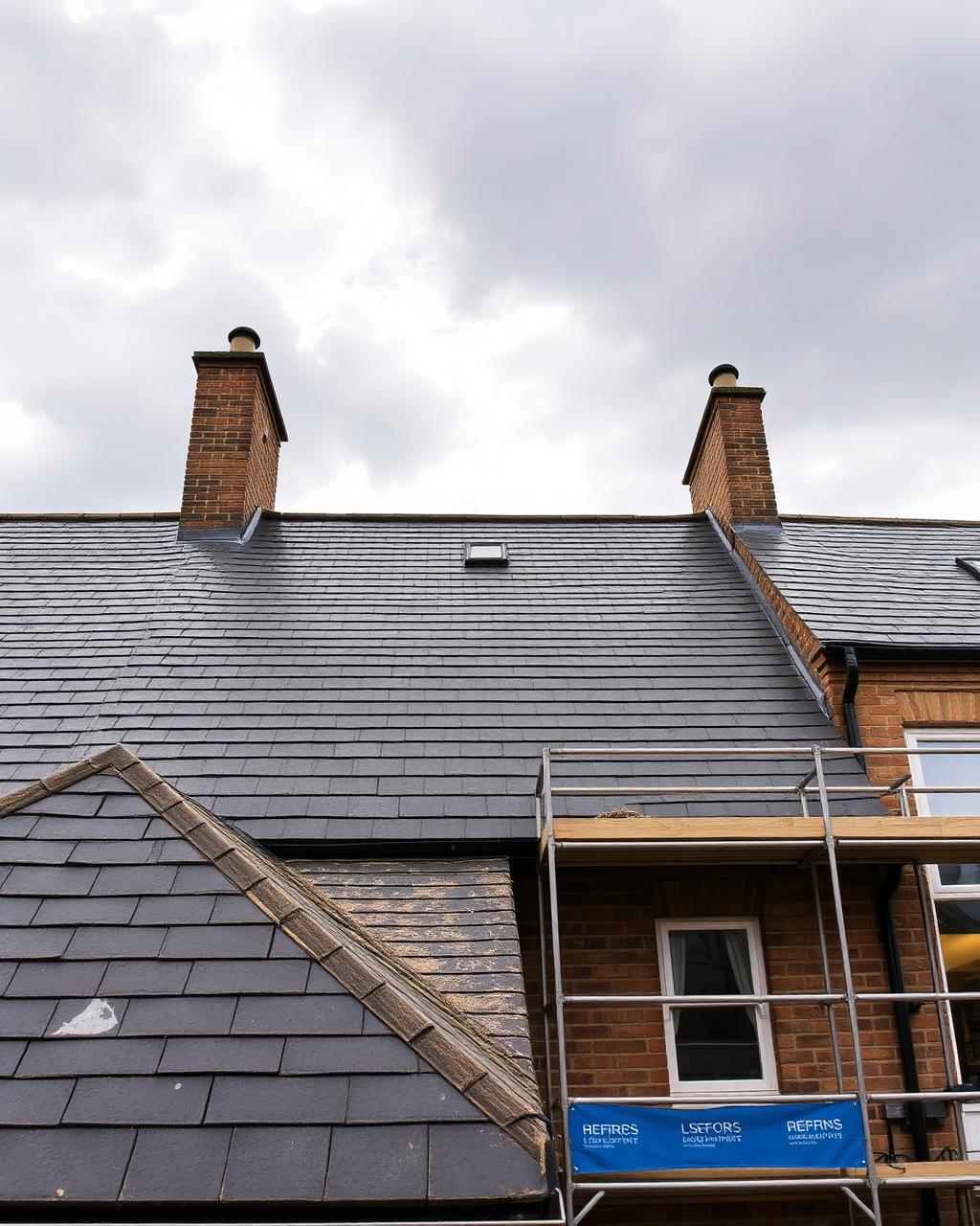 Full slate re-roof — Heaton, Bradford